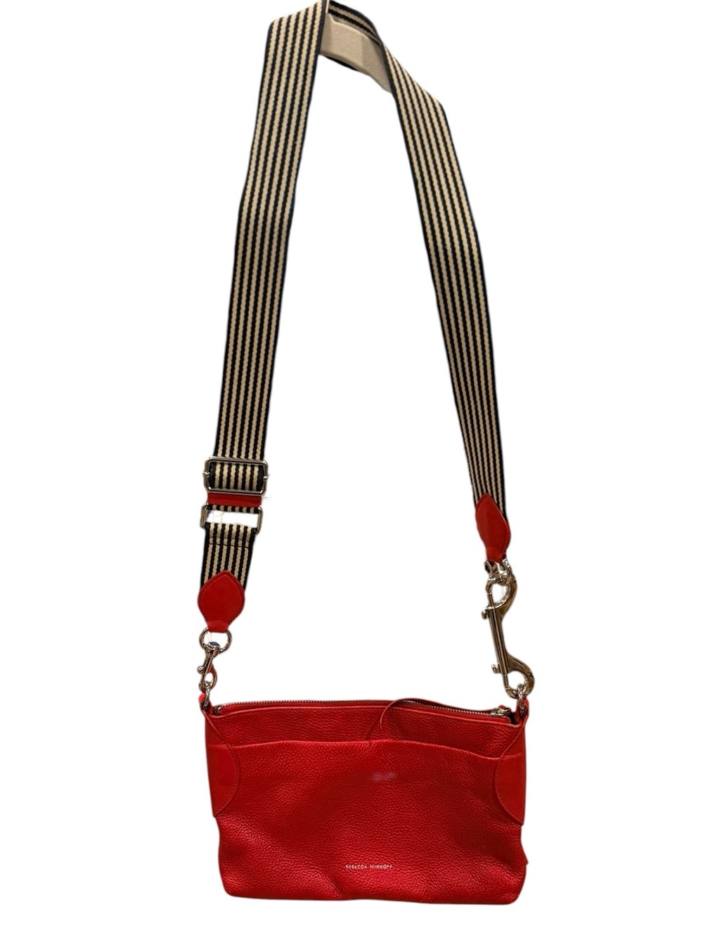 Rebecca Minkoff Red Pebbled Leather Crossbody Bag